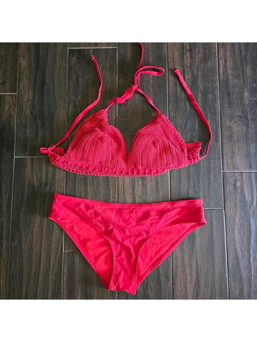 Xhilaration Women's Orange Bikinis-and-tankini-set